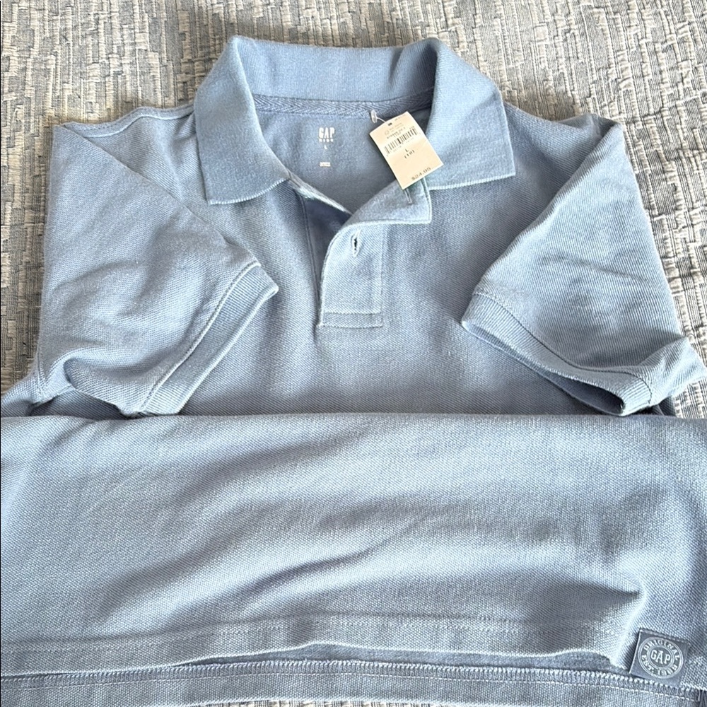 GAP Blue Polo Shirt Classic Style